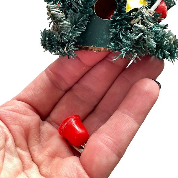 Vintage Winking Christmas Tree Merry Lite Lantern Hong Kong Lighted Works READ - Picture 9 of 16